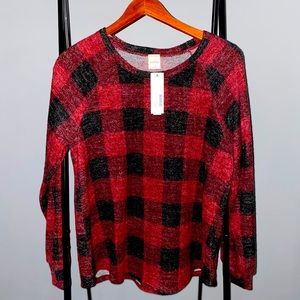 Plaid Sweater SUPER SOFT
